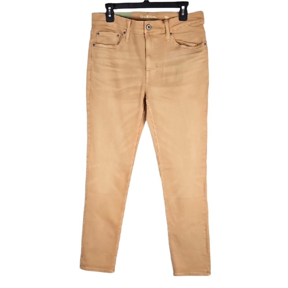 Men's 30" x 30" Slim Jeans in Tan Light Brown Khaki Color